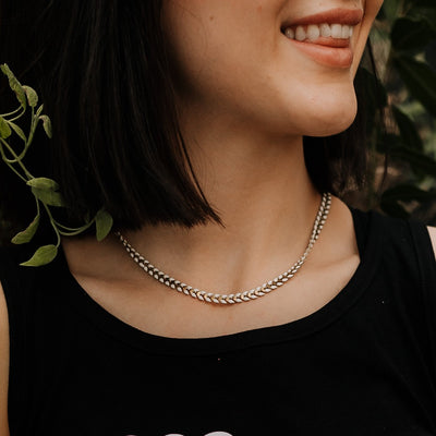 LIMITED RELEASE - White Fishtail Necklace
