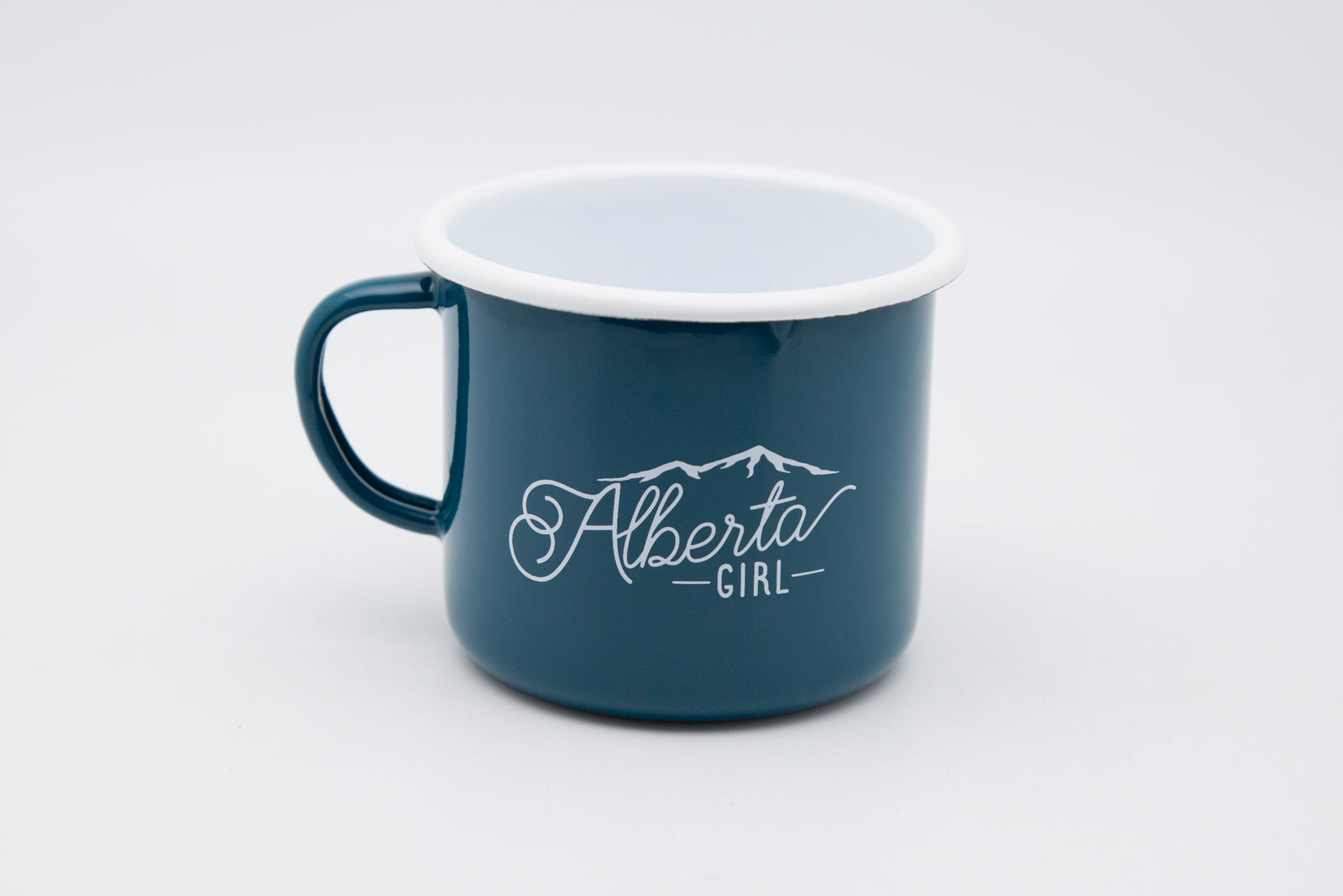 Alberta Girl Mug (teal+white)