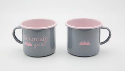 Mountain Girl Camping Mug