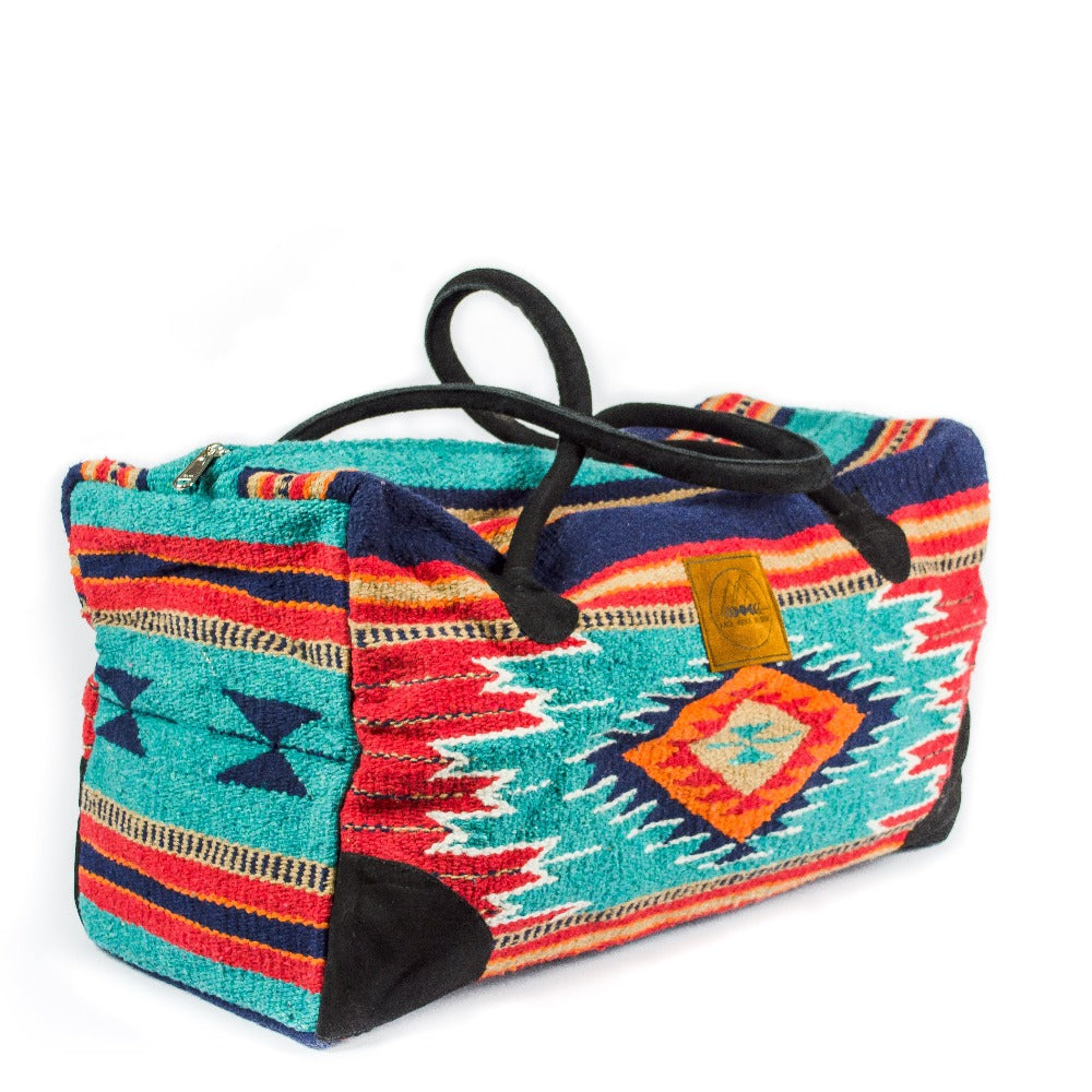 Teal + Navy + Red Adventure Bag