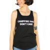Campfire Hair, Don't Care Tank Top