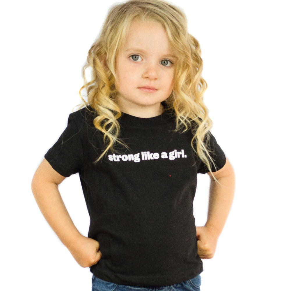Strong Like a Girl Toddler/Youth T-Shirt